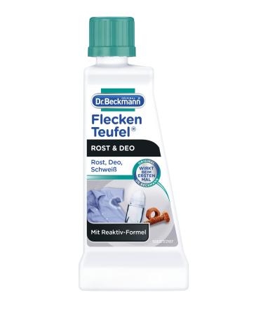 Dr.Beckmann Fleckenteufel Rost & Deo |Special spots remover against rust deodorant and sweat spots |50 ml 50 ml (1 Pack) Rost & deo single