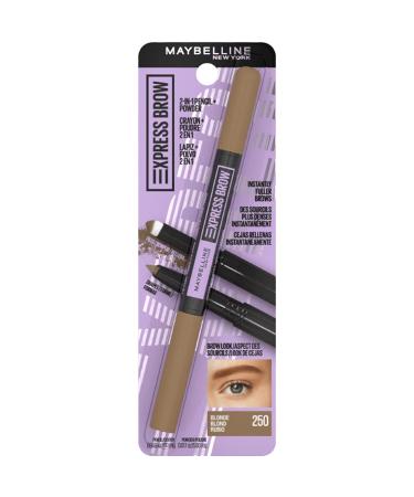 Maybelline Express Brow 2-In-1 Pencil and Powder Blonde Eyebrow Makeup - 1 Count - Buy Online on SooperMarket.com
