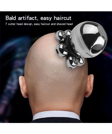 LAXED Electric Barber for Men Rechargeable Bald Head Electric 7 Floating Heads Beard Nose Clipper Hair Trimmer - Buy Online on SooperMarket.com