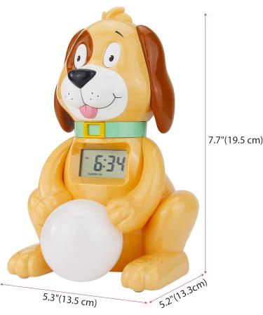 Buy Bigmonat Cute Dog Children's Alarm Clock - Time-Controlled Digital Clock for Kids - Yellow - Battery & AC Powered - Buy Online on SooperMarket.com