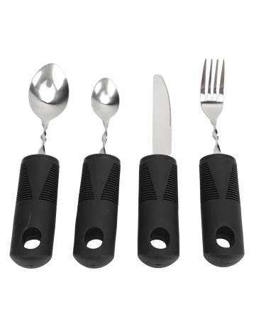 Weighted Silverware Dishware Knife Aggravated Utensil for Diet Utensil Home Adaptive Spoons