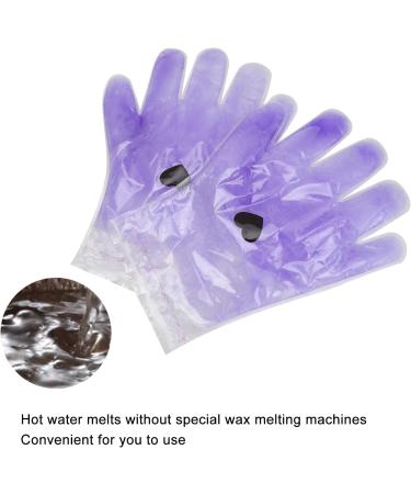 Paraffin Wax Gloves Softening Healing Treatment Mask for Skin Care Hand Feet Lavender (Hand wax set) - Buy Online on SooperMarket.com