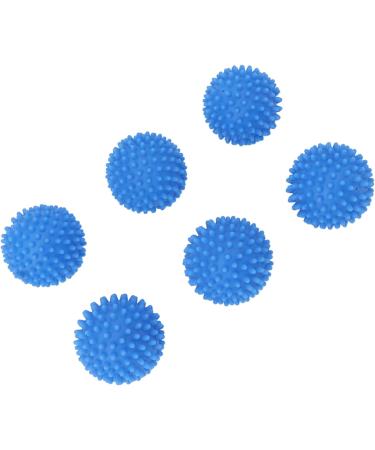 Eco Laundry Dryer Silicone Balls Silicone Laundry Dryer Reusable Balls Practical Reduce Drying Time Eliminate Wrinkles Reusable for Apartment (Blue 6 PCS) - Buy Online on SooperMarket.com
