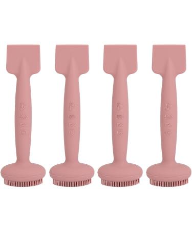 Dual Head Silicone Facial Mask Brush - Comfortable Handle Easy Clean for Home & Salon Use - Buy Online on SooperMarket.com