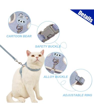 Phcozy Adjustable Rabbit Dishes & Leash for Dwarf Rabbits - Soft Durable Perfect for Small Animals & Outdoor Use (22-37cm) - Buy Online on SooperMarket.com