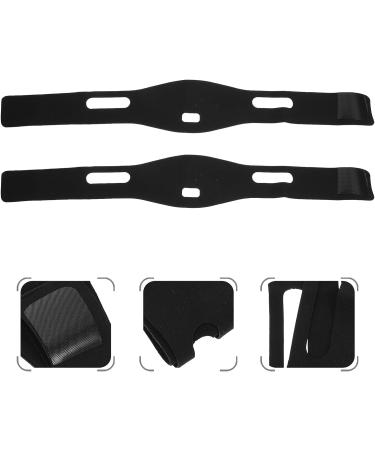 Healvian Anti Snoring Chin Strap 2Pcs - Adjustable Stop Snoring Solution for Better Sleep - Black - Buy Online on SooperMarket.com