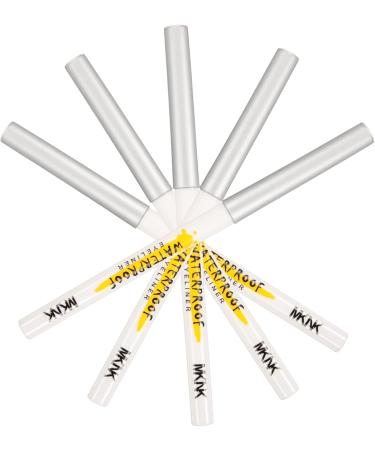 Healeved 25 Pcs White Lying Silkworm Pen Eye Shadow Makeup Cosmetics White Eyeliner Makeup Eyeliner Abs - Buy Online on SooperMarket.com
