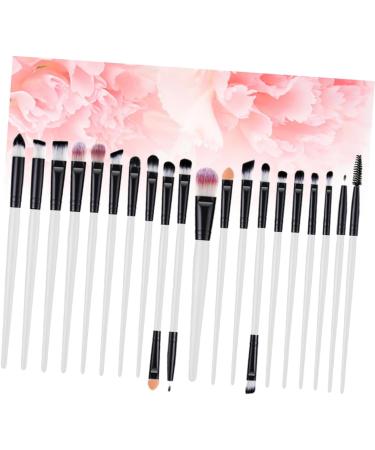 FOYTOKI 20pcs Eye Makeup Eyeliner Eyeshadow Brush Kit Portable Makeup Brush Kit Para Pesta as Eyelash Kits 15.50X1.50X1.50CM As Shown - Buy Online on SooperMarket.com