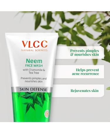 Buy VLCC Neem Face Wash with Chamomile & Tea Tree - 150ml | Best International Shipping - Buy Online on SooperMarket.com
