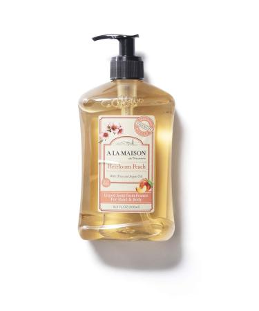 A LA MAISON Liquid Hand Soap Variety Pack - Yuzu Lime, Provence Lemon, Heirloom Peach - Natural Moisturizing Soap (3 Pack 16.9 oz) - Buy Online on SooperMarket.com