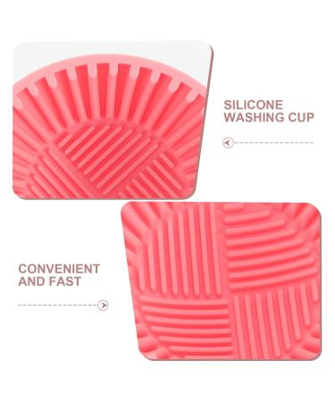 NOLITOY Makeup Brush Cleaning Bowl & Mat - Portable Silicone Tool for Art & Cosmetic Brushes - Travel-Friendly Washing Solution - Buy Online on SooperMarket.com