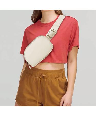Joysoda 40 Inch Adjustable Fanny Pack Belt Bag - Unisex Beige Belt Bag for On-the-Go Style - Buy Online on SooperMarket.com