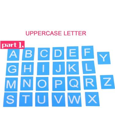 Buy Woorea Montessori Sandpaper Letters - Educational Toys for 3 Year Olds | Early Learning Montessori Toys for Kids - Buy Online on SooperMarket.com