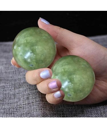 Shop Jade Massage Balls - 2pcs Hand Massager for Stress Relief & Health | Baoding Exercise Roller - Buy Online on SooperMarket.com