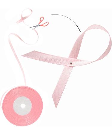 Pink Ribbon 1/4 36 Yards Satin Roll - Ideal for Scrapbooking, Weddings, Baby Showers, and More - Buy Online on SooperMarket.com