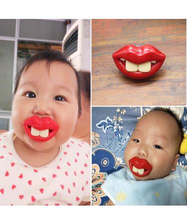 Cute Gentleman Mustache Design Funny Pacifier Set for Newborns and Toddlers - Buy Online on SooperMarket.com