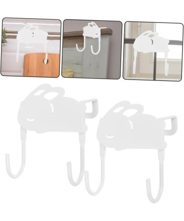 WOONEKY Clothes Hanger 2pcs Shape Rabbit Hangers Towel Hanger The Bedroom Room Rack Coat Hooks Over Kitchen Clothes Living - Buy Online on SooperMarket.com