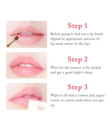 Bee Balm Honey & Strawberry Lip Balm Set | Exfoliating & Hydrating Lip Treatment with Sleeping Mask and Brush - 2PCS (Yellow+Pink) - Buy Online on SooperMarket.com