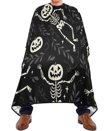 Kigai Happy Halloween Barber Cape - Adjustable Waterproof Hair Cutting Cape for Men & Women | Professional Salon Hairdressing Cape - Buy Online on SooperMarket.com