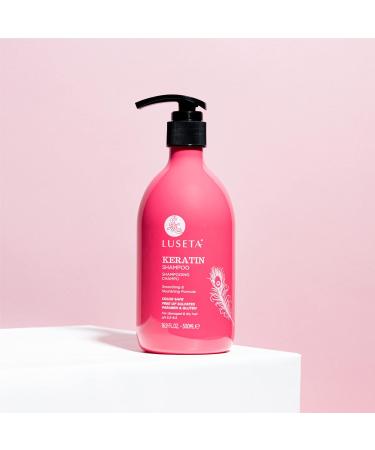 Luseta Keratin Shampoo for Dry Damaged Hair Smoothing & Nourishing Formula for Color Treated Hair | 16.9 Oz - Shop Now - Buy Online on SooperMarket.com