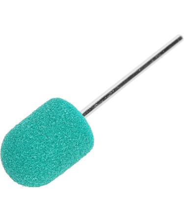 Nail Sanding Drill Bit 0.5 X 0.7in Easy To Store High Strength Nail Polishing Sanding Head Fine Sandpaper with Shaft for Grinding(green) - Buy Online on SooperMarket.com