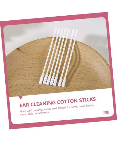 Organic Cotton Baby Swabs - Beavorty 2 Boxes - 7.3X0.4X0.4CM - White - Household Cleaning Tool for Baby and Home - Buy Online on SooperMarket.com