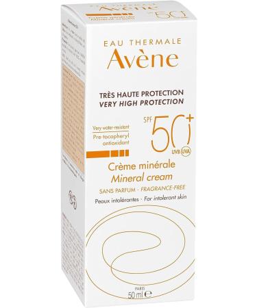 Avene Sun Care Very High Protection Mineral Cream SPF50+ 50ml