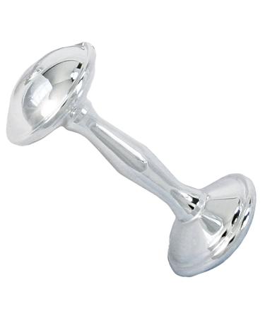 Stephan Baby Silver Plated 4" Keepsake Rattle
