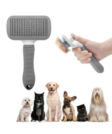 Dog brush cat brush pet brush for shorthair long hair tnsland dog hair brush animal hair brush self -cleaning fur brush dog cats animal care brush comb for removal of Unterfell
