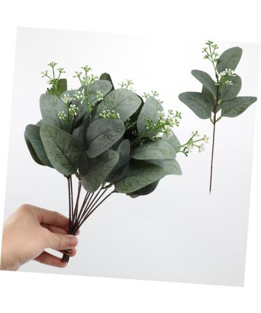 LIFKICH 24pcs Floral Arrangement Decor Artificial Eucalyptus Picks Artificial Eucalyptus Branch Faux Spray Eucalyptus Leaves Stems Greenery Stems Plant Decor Pu Christmas Leaf Branch As Shown 28.00X12.00X8.00CM - Buy Online on SooperMarket.com