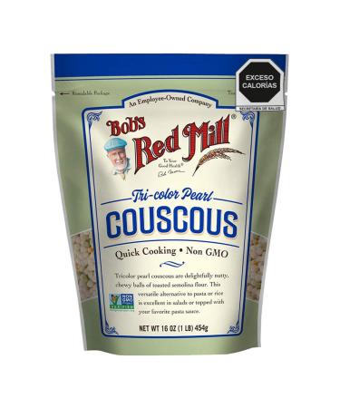 Bobs Red Mill Couscous Pearl Tri-Color, 16 oz 1 Pound (Pack of 1)