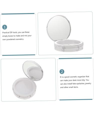 FOYTOKI 4 Pcs Storage Box Empty Compact Powder Makeup Sifter Jars Powder Compact Case Powder Case - Buy Online on SooperMarket.com