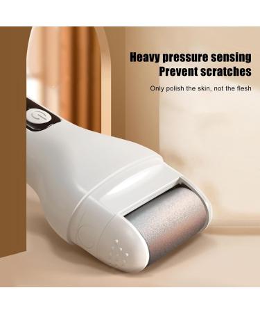 Teksome Electric Foot File - Skin-Friendly Foot Callus Remover Rechargeable Feet Scrubber Automatic Powerful Heel Scraper for Cracked Heels Feet Hard Cracked Dry - Buy Online on SooperMarket.com