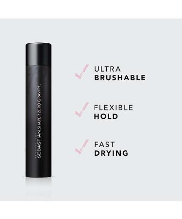 Sebastian Professional Shaper Zero Gravity 10.6 oz - Light Control, Fast Drying & Humidity Resistant - Buy Online on SooperMarket.com