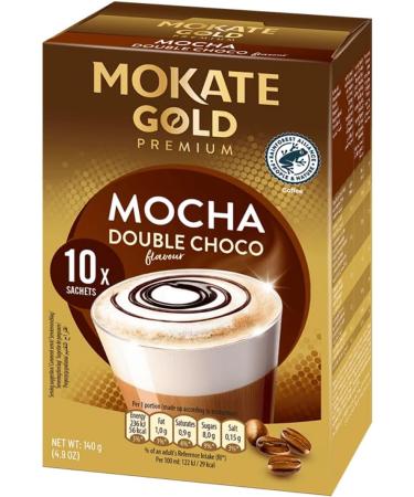 Mokate Gold Premium Mocha Double Choco Flavour Instant Coffee Drink *2x10x sachets 20 in Total - Buy Online on SooperMarket.com