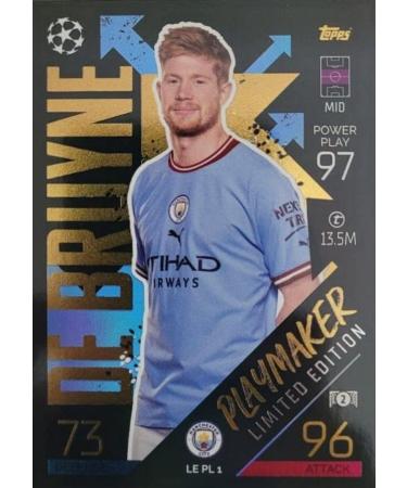 2022-2023 Topps PLAYMAKERS UEFA Champions League Match Attax Soccer Trading Card Game Mega Masters Series - 90 Card Collector Tin with 4 Exclusive Limited Edition Cards - Buy Online on SooperMarket.com
