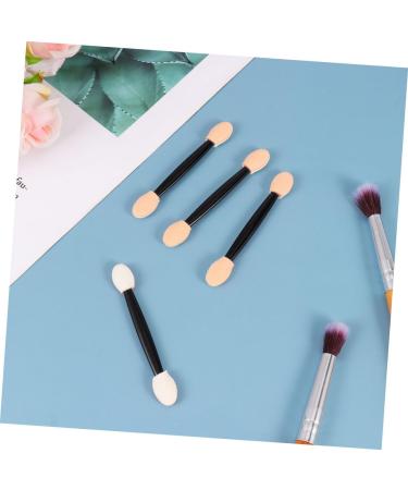 WOONEKY 24pcs Eyeliner Sponge Brush Smudge Eye Brush Dual Ended Eyeshadow Brush 7cm Black - Buy Online on SooperMarket.com