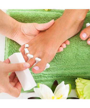 1PC White Nail Buffer Block 4 Way Nail File Buffing Sanding Buffer Nail Art Tips Tool Fingernail Manicure Pedicure Kit For Salon Or Home Use nail files and buffers - Buy Online on SooperMarket.com