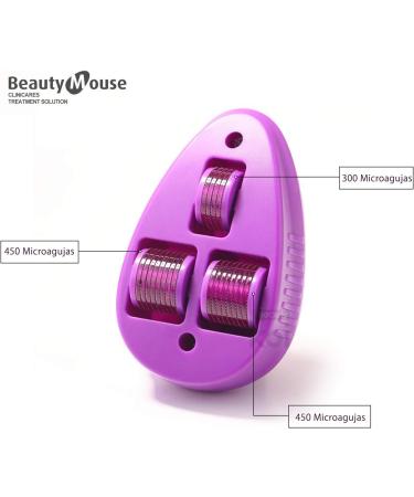 Koi Beauty 3 in 1 Derma Roller 0.3mm with 1200 Titanium Needles - Microneedling Roller for Body - Buy Online on SooperMarket.com