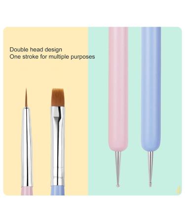 Wirlsweal 6-Piece Nail Pins Set - Versatile Macaron Nail Art Tools for Smooth Liner & Outlines - Buy Online on SooperMarket.com
