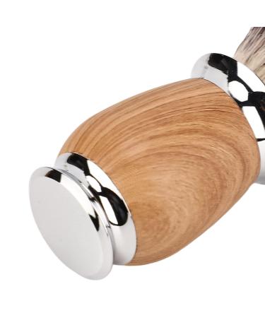 Handmade Mini Beard Brush & Men's Razor Brush - Professional Wooden Handle for Home Salon - Buy Online on SooperMarket.com