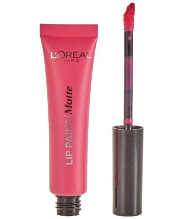 LOreal Lip Paint Matte 202 King Pink - Global Shipping | Long-Lasting Color & Comfort - Buy Online on SooperMarket.com
