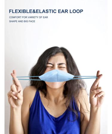 HUHETA KN95 Face Mask 60 Pack 5-Ply Breathable Safety Mask 95% Filter Efficiency - Individually Wrapped, Multicolored Cup Dust Masks - Buy Online on SooperMarket.com