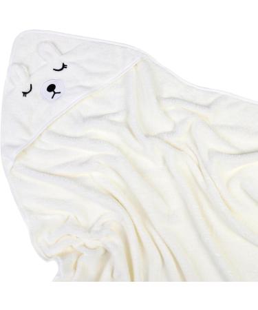 Zuimei Hooded Baby Towel - Soft Cute Animal Design for Newborns - Boy and Girl Birthday Gift - Bear Pattern - Buy Online on SooperMarket.com