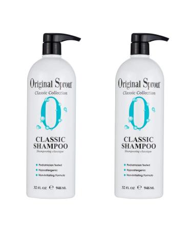 Original Sprout Natural Shampoo. Organic Sulfate Free Shampoo for All Natural Hair Care. 32 Ounces. 2 Pack. (Packaging May Vary) 32 Fl Oz (Pack of 2)