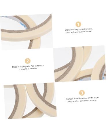 WOONEKY 5pcs Professional Masking Tape Manicure Tape Striping Tape Line Diy Decoration Line Stickers Stripe Tape Tool Nail - Buy Online on SooperMarket.com