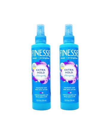 Finesse Finish + Strengthen Extra Hold Hairspray 8.50 oz (Pack of 2)