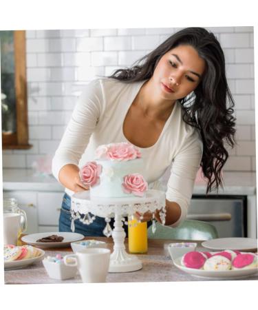 Obelunrp Womens Day Cake Topper 10PCS Pink Rose Flower Cake Topper Party Cake Decor for 3.8 Goddess Festival Mother Day (2.95x7.87inch) - Buy Online on SooperMarket.com