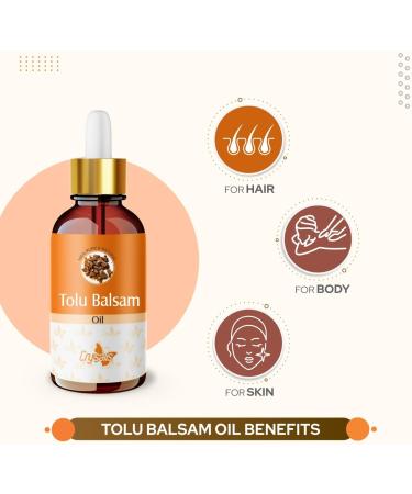 Crysalis Tolu Balsam Pure Essential Oil (Myroxylon balsamum) Steam Distilled Essential Oil -15ml Tolu Balsam 15 ml (Pack of 1) - Buy Online on SooperMarket.com