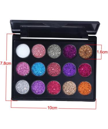 OSALADI 15 Matte Eyeshadow Eye Shadow Palettes Eyeshadow Pallet Eyeshadow Powder Eyeshadow Palette Diamond Makeup Palette Eyeshadow Matt 1 count (Pack of 1) Picture 1 - Buy Online on SooperMarket.com